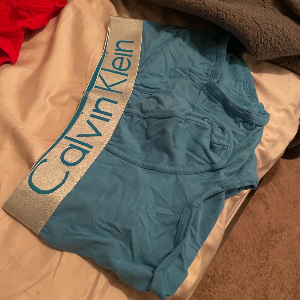 2 pair Calvin Klein steel underwear trunks bundle